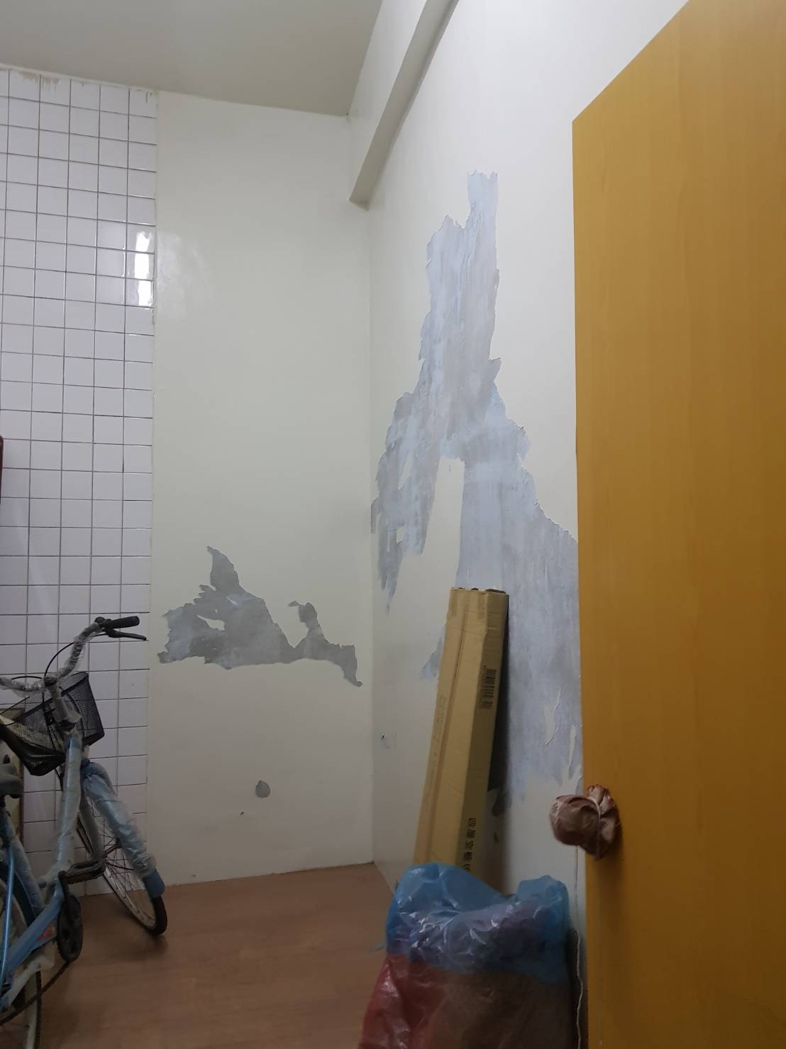 新竹壁癌處理-室內壁癌剔除與防潮批補